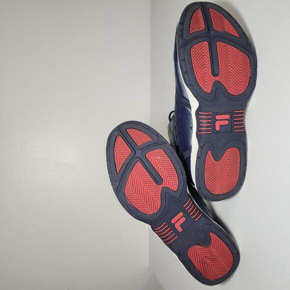 Fila Men's Athletic Sneakers - Navy Blue Size 12 - Picture 7 of 8